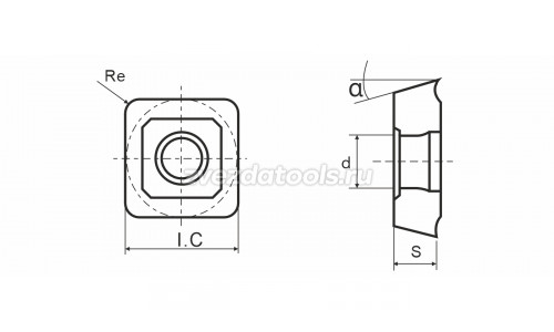 SOMT100420ER-GM YZ7015 Фрезерная пластина SOMT100420ER-GM YZ7015 Фрезерная пластина