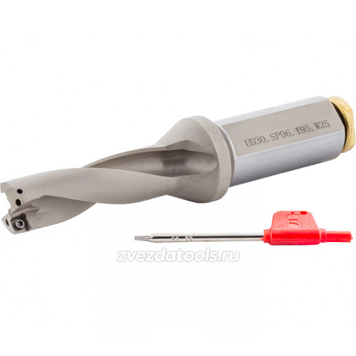 Сверло со сменными головками UD30.SP06.195.W25