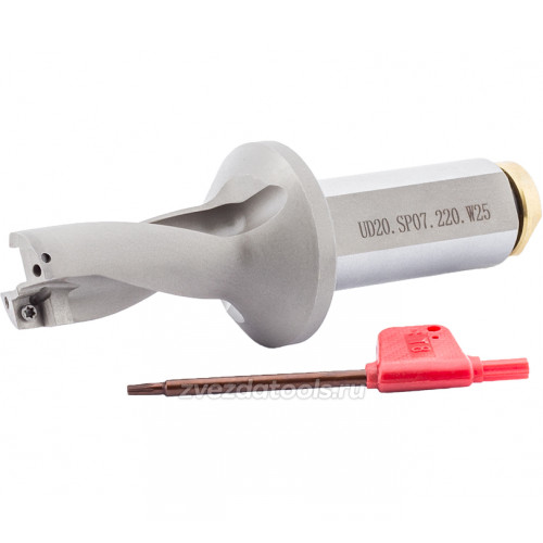 Сверло со сменными головками UD20.SP07.220.W25