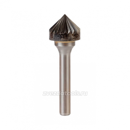 Борфреза твердосплавная коническая с уголом 90° ZK0804S06-104, Тип ZK