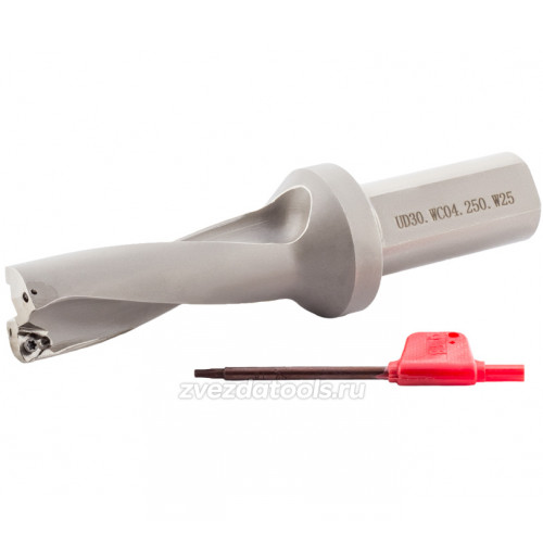 Сверло со сменными головками UD30.WC04.250.W25