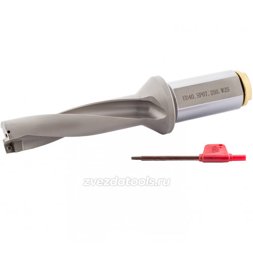 Сверло со сменными головками UD40.SP07.250.W25