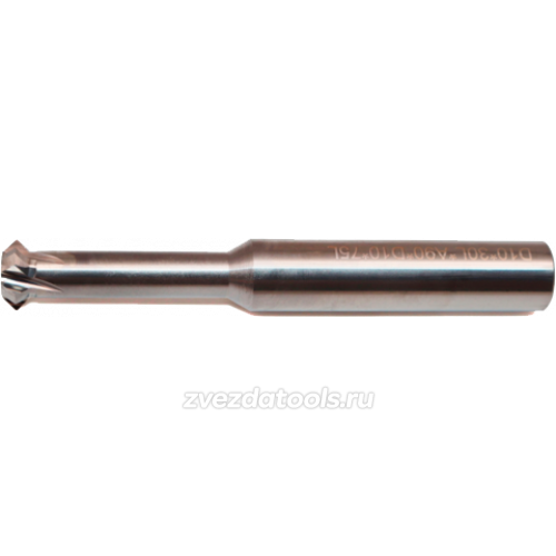 YZA-2105 D1.5-4.5-4.5H-d1.5-D4-50L Фреза твердосплавная для снятия верхней и нижней фаски отверстия для захода резьбы