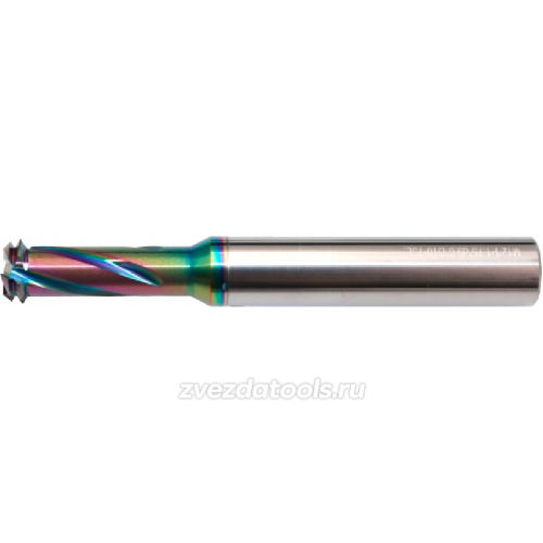 YZA-DLC02 M1.6-0.35-5H-d1.2-D4-50L Резьбофреза твердосплавная универсальная с покрытием