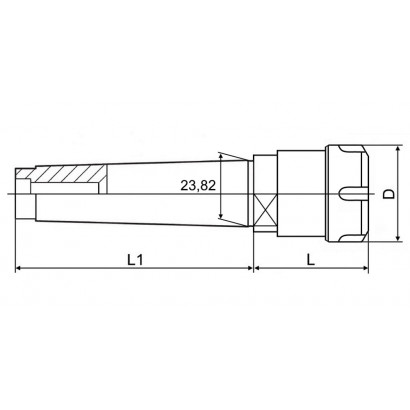 MTB3-ER25-047 Патрон цанговый MTB3-ER25-047 Патрон цанговый
