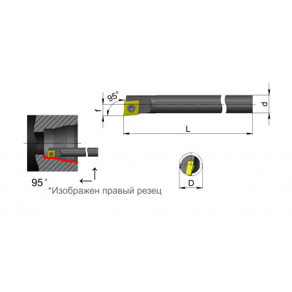 S12M-SCLCL06 Стальная расточная державка S12M-SCLCL06 Стальная расточная державка
