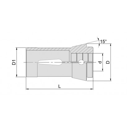 DIN6343-F32-R8,5 Зажимная цанга 161E / F32 внутренний профиль цанги Круг 8,5 мм DIN6343-F32-R8,5 Зажимная цанга 161E / F32 внутренний профиль цанги Круг 8,5 мм