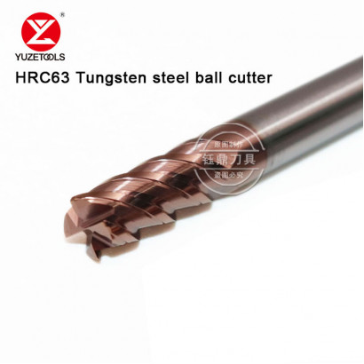 YH634N D1.5-R0.1-4.5-D4-50L-4T Твердосплавная концевая радиусная фреза 4-х зубая для обработки материалов до 55HRC