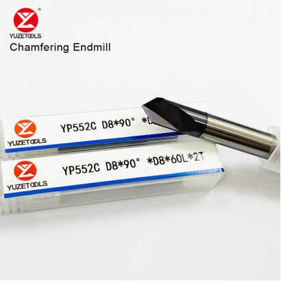 YP552C D1-120°-3-D4-50L-2T Твердосплавная 2-х зубая фасочная фреза
