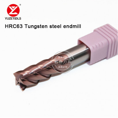 YH634A D16-50L-D16-100L-4T Твердосплавная концевая фреза 4-х зубая для обработки материалов до 55HRC