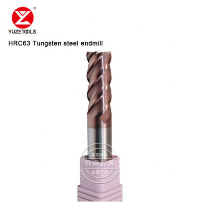 YH634A D16-50L-D16-100L-4T Твердосплавная концевая фреза 4-х зубая для обработки материалов до 55HRC