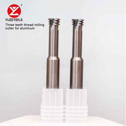 YZA-2103 UNC1-64-4H-d1.4-D4-50L Резьбофреза твердосплавная трехрядная для обработки цветных сплавов и алюминия