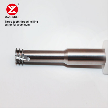YZA-2103 UNC1-64-4H-d1.4-D4-50L Резьбофреза твердосплавная трехрядная для обработки цветных сплавов и алюминия
