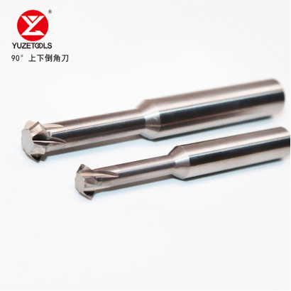 YZA-2105 D1.5-4.5-4.5H-d1.5-D4-50L Фреза твердосплавная для снятия верхней и нижней фаски отверстия для захода резьбы