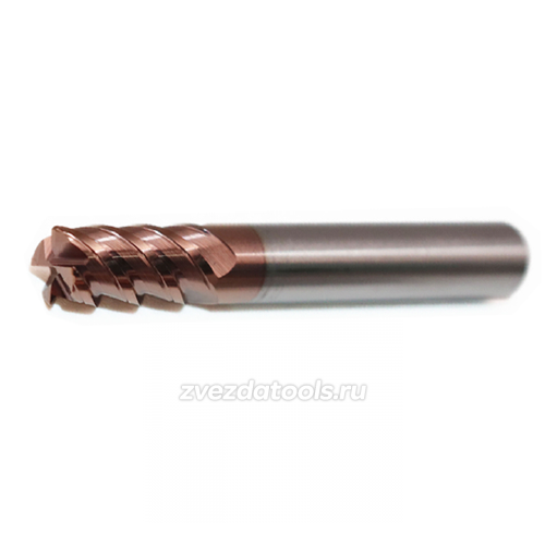 YH634N D1.5-R0.1-4.5-D4-50L-4T Твердосплавная концевая радиусная фреза 4-х зубая для обработки материалов до 55HRC
