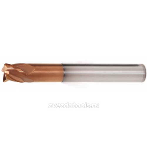 YH634LN D10-R0.5-30-D10-150L-4T Твердосплавная черновая радиусная фреза 4-х зубая с короткой режущей частью