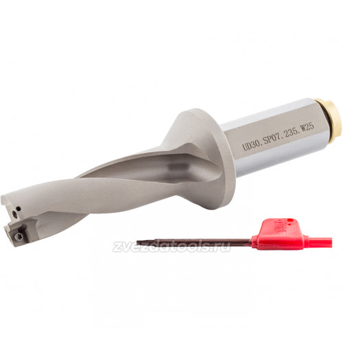 Сверло со сменными головками UD30.SP07.235.W25